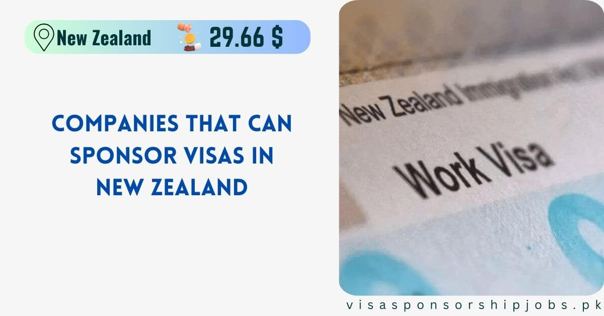 Companies that Can Sponsor Visas in New Zealand