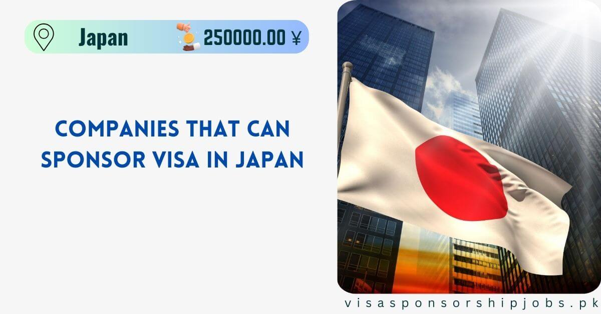 Companies that Can Sponsor Visa in Japan