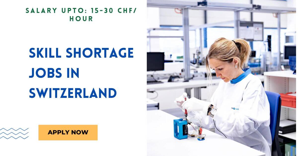 Skill Shortage Jobs in Switzerland