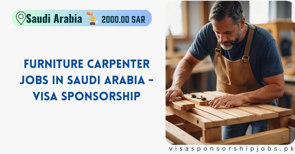 Furniture Carpenter Jobs in Saudi Arabia - Visa Sponsorship