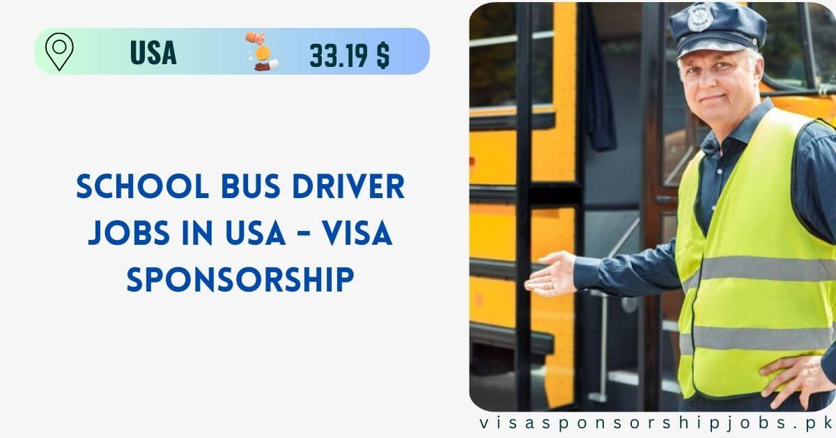 School Bus Driver Jobs in USA - Visa Sponsorship