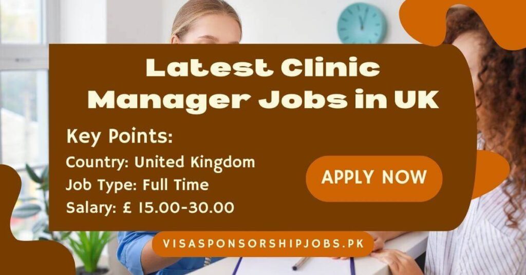 Latest Clinic Manager Jobs in UK
