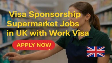 Visa Sponsorship Supermarket Jobs in UK with Work Visa