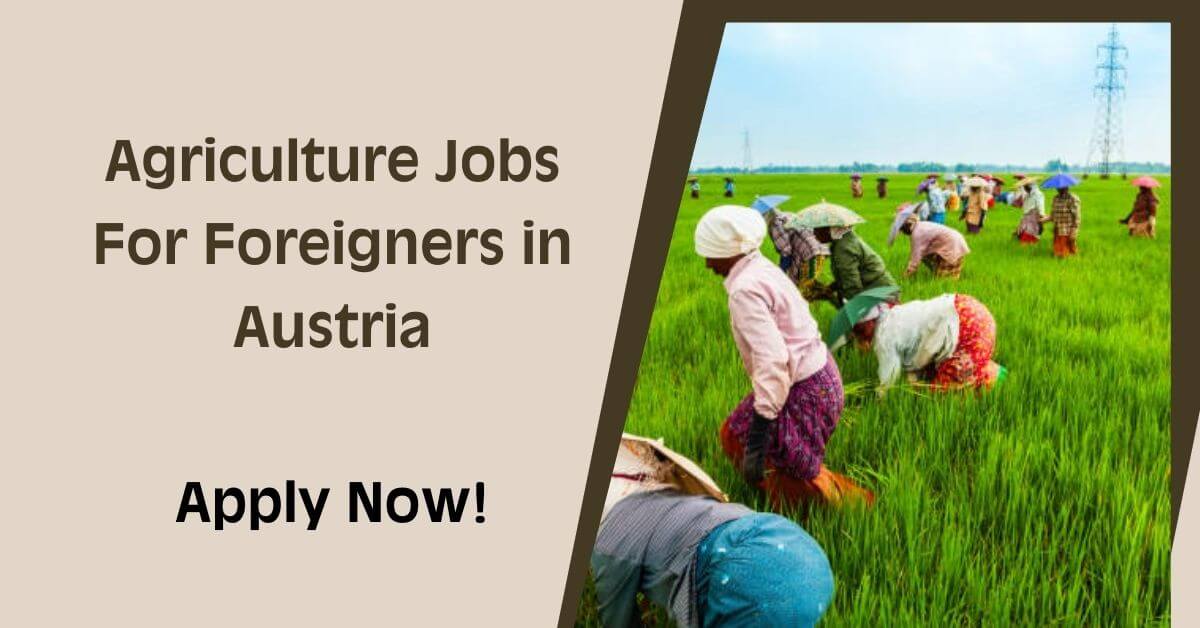 Agriculture Jobs For Foreigners in Austria