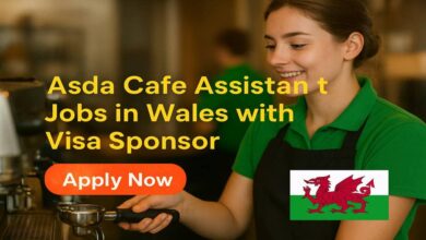 Asda Cafe Assistant Jobs in Wales with Visa Sponsor