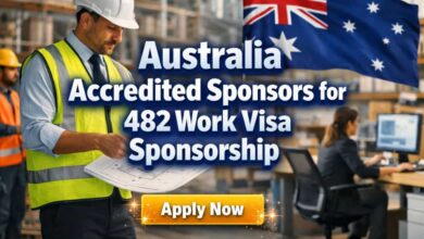 Australia Accredited Sponsors for 482 Work Visa Sponsorship
