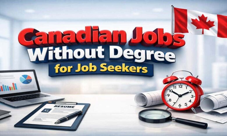 Canadian Jobs Without Degree for Job Seekers