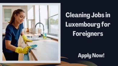 Cleaning Jobs in Luxembourg for Foreigners