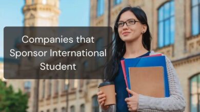 Companies that Sponsor International Student
