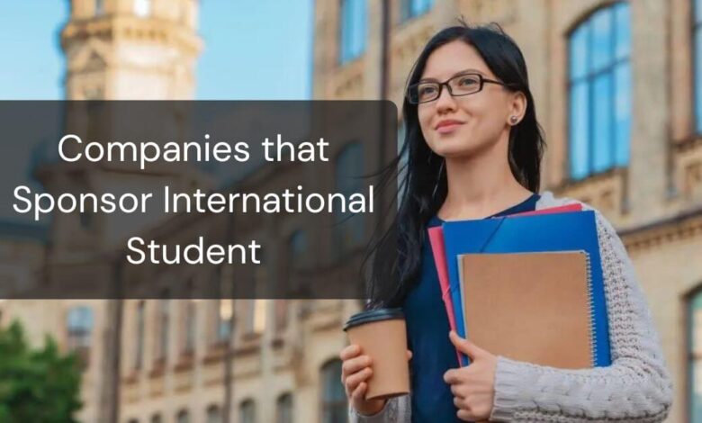 Companies that Sponsor International Student