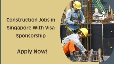 Construction Jobs in Singapore With Visa Sponsorship