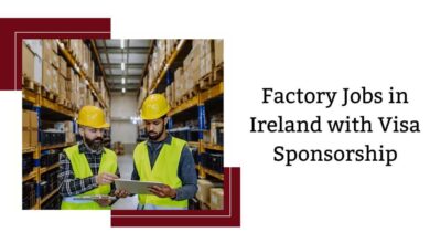 Factory Jobs in Ireland with Visa Sponsorship