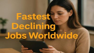 Fastest Declining Jobs Worldwide