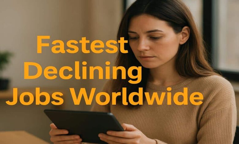 Fastest Declining Jobs Worldwide