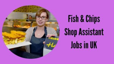 Fish & Chips Shop Assistant Jobs in UK