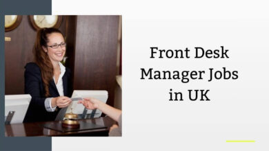 Front Desk Manager Jobs in UK