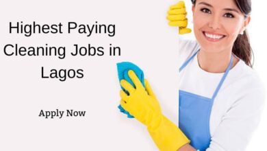 Highest Paying Cleaning Jobs in Lagos