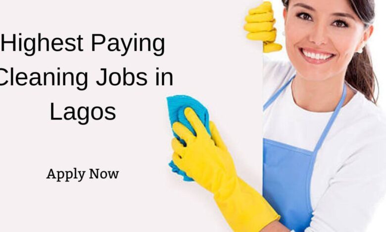 Highest Paying Cleaning Jobs in Lagos