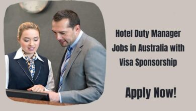 Hotel Duty Manager Jobs in Australia with Visa Sponsorship