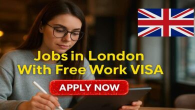 Jobs in London With Free Work VISA
