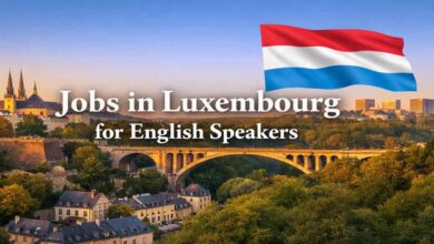 Jobs in Luxembourg for English Speakers
