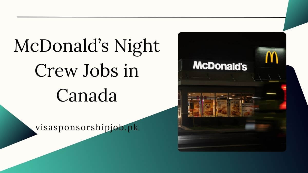 McDonald’s Night Crew Jobs in Canada