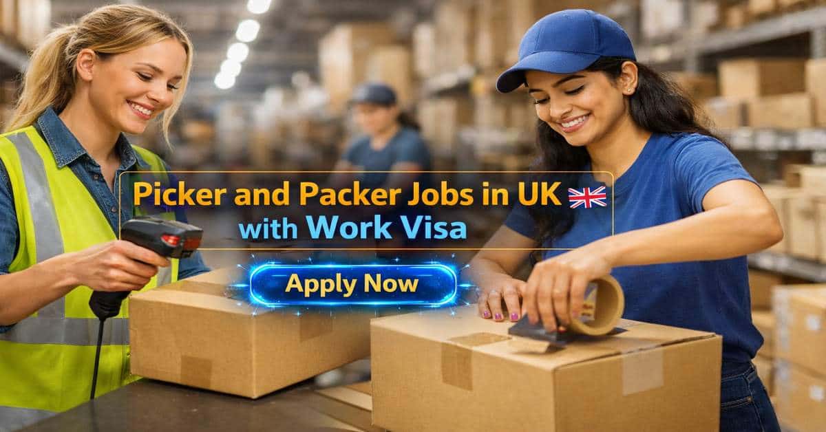 Picker and Packer Jobs in UK with Work Visa