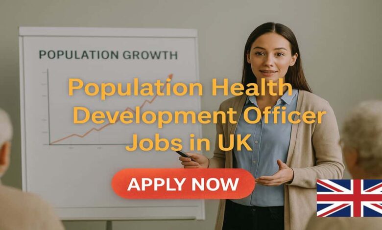 Population Health Development Officer Jobs in UK