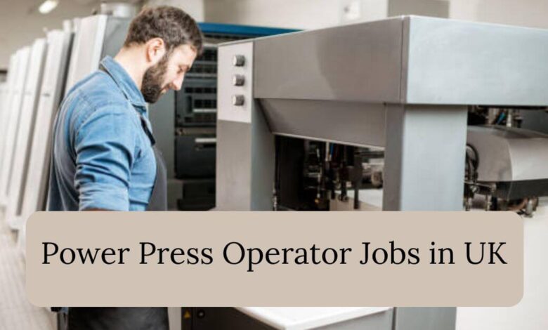 Power Press Operator Jobs in UK