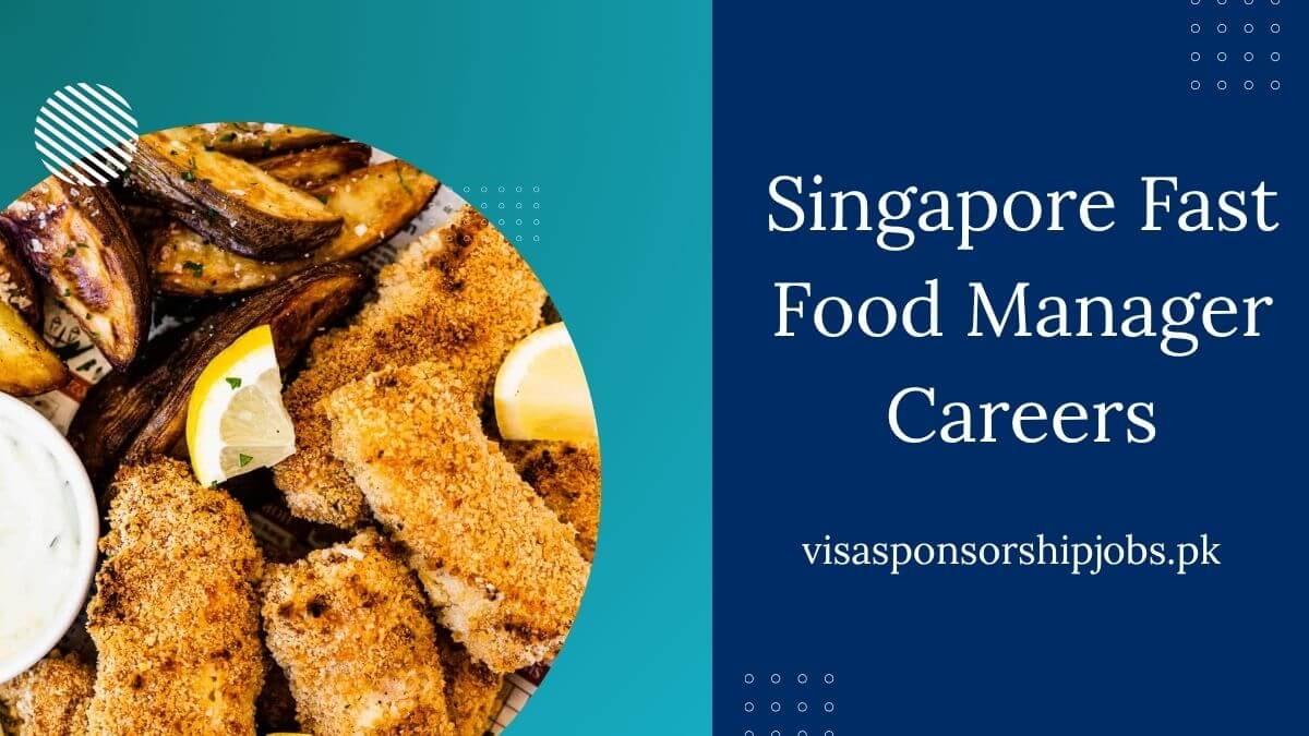 Singapore Fast Food Manager Careers