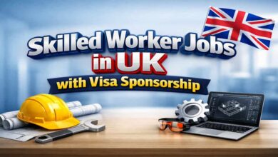 Skilled Worker Jobs in UK with Visa Sponsorship