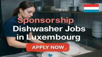 Sponsorship Dishwasher Jobs in Luxembourg