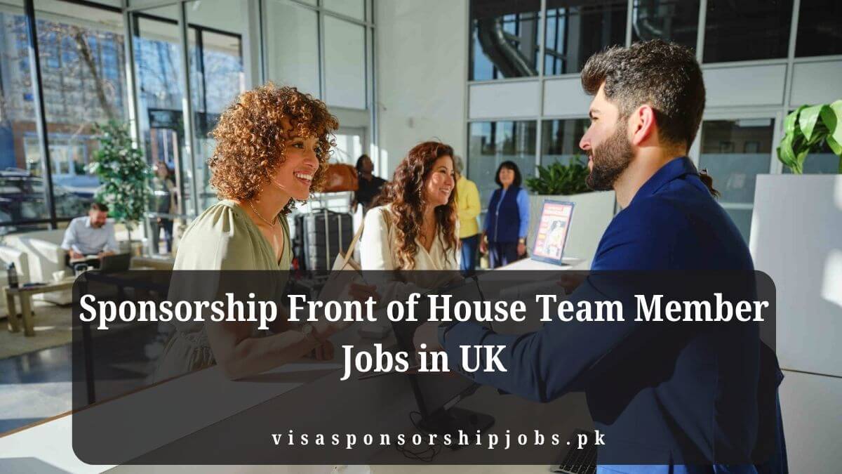 Sponsorship Front of House Team Member Jobs in UK