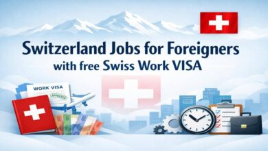 Switzerland Jobs for Foreigners with free Swiss Work VISA