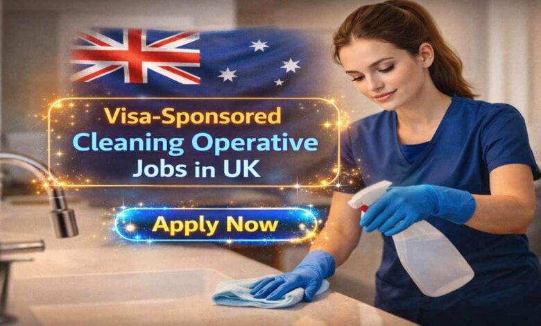 Visa-Sponsored Cleaning Operative Jobs in UK