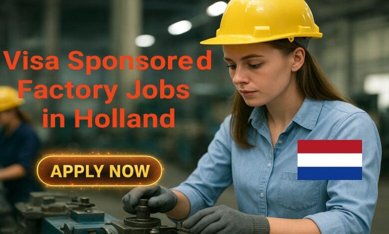 Visa Sponsored Factory Jobs in Holland