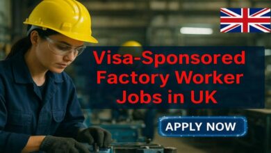 Visa-Sponsored Factory Worker Jobs in UK