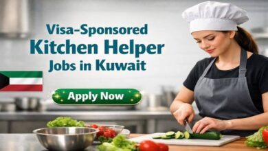 Visa-Sponsored Kitchen Helper Jobs in Kuwait