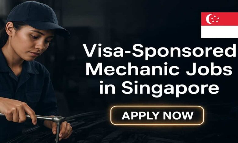 Visa-Sponsored Mechanic Jobs in Singapore