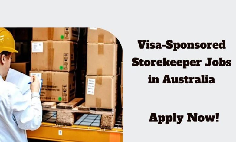 Visa-Sponsored Storekeeper Jobs in Australia