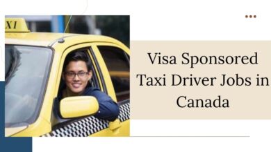 Visa Sponsored Taxi Driver Jobs in Canada