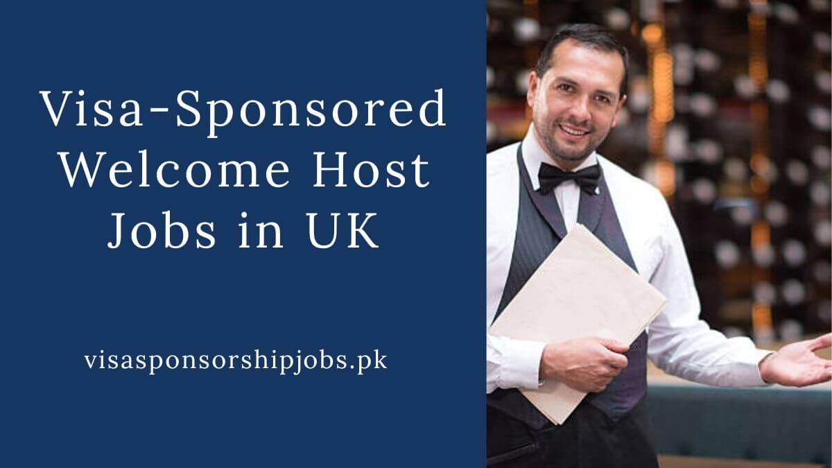 Visa-Sponsored Welcome Host Jobs in UK