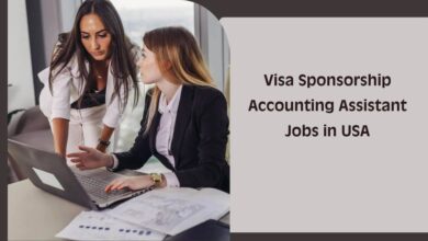 Visa Sponsorship Accounting Assistant Jobs in USA