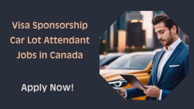 Visa Sponsorship Car Lot Attendant Jobs in Canada