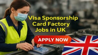 Visa Sponsorship Card Factory Jobs in UK