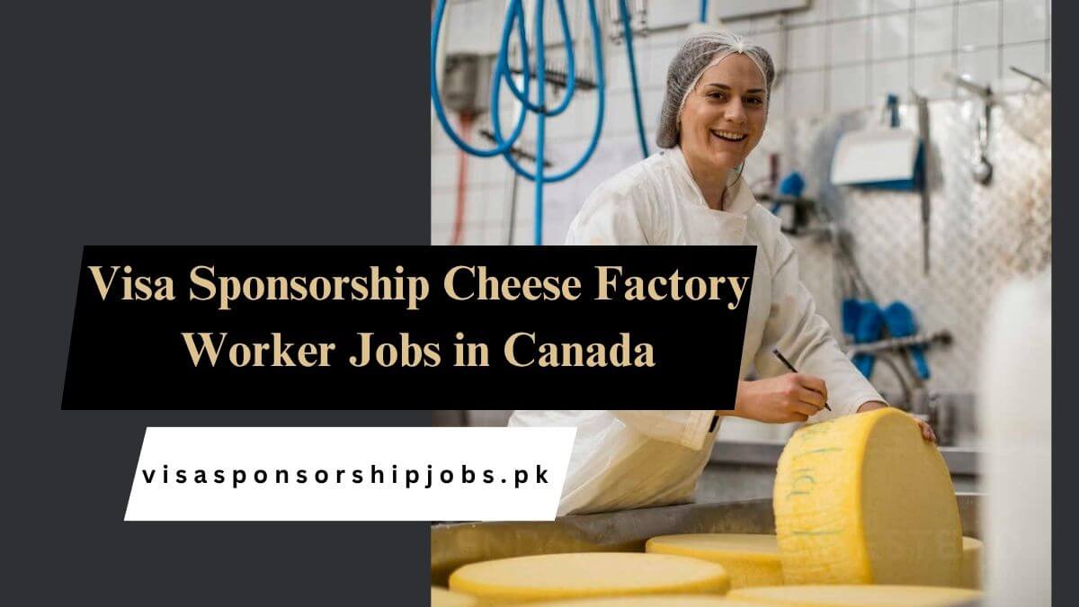 Visa Sponsorship Cheese Factory Worker Jobs in Canada