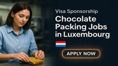 Visa Sponsorship Chocolate Packing Jobs in Luxembourg