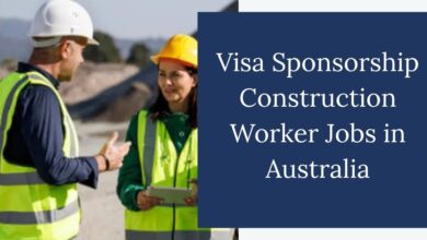Visa Sponsorship Construction Worker Jobs in Australia