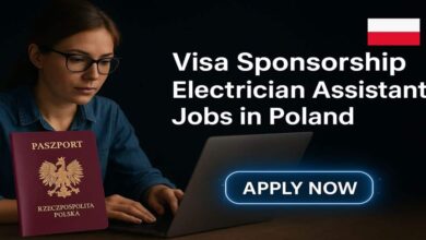Visa Sponsorship Electrician Assistant Jobs in Poland