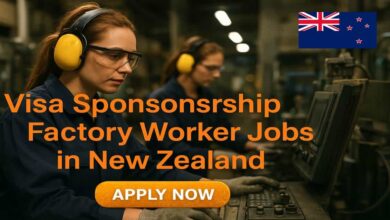 Visa Sponsorship Factory Worker Jobs in New Zealand